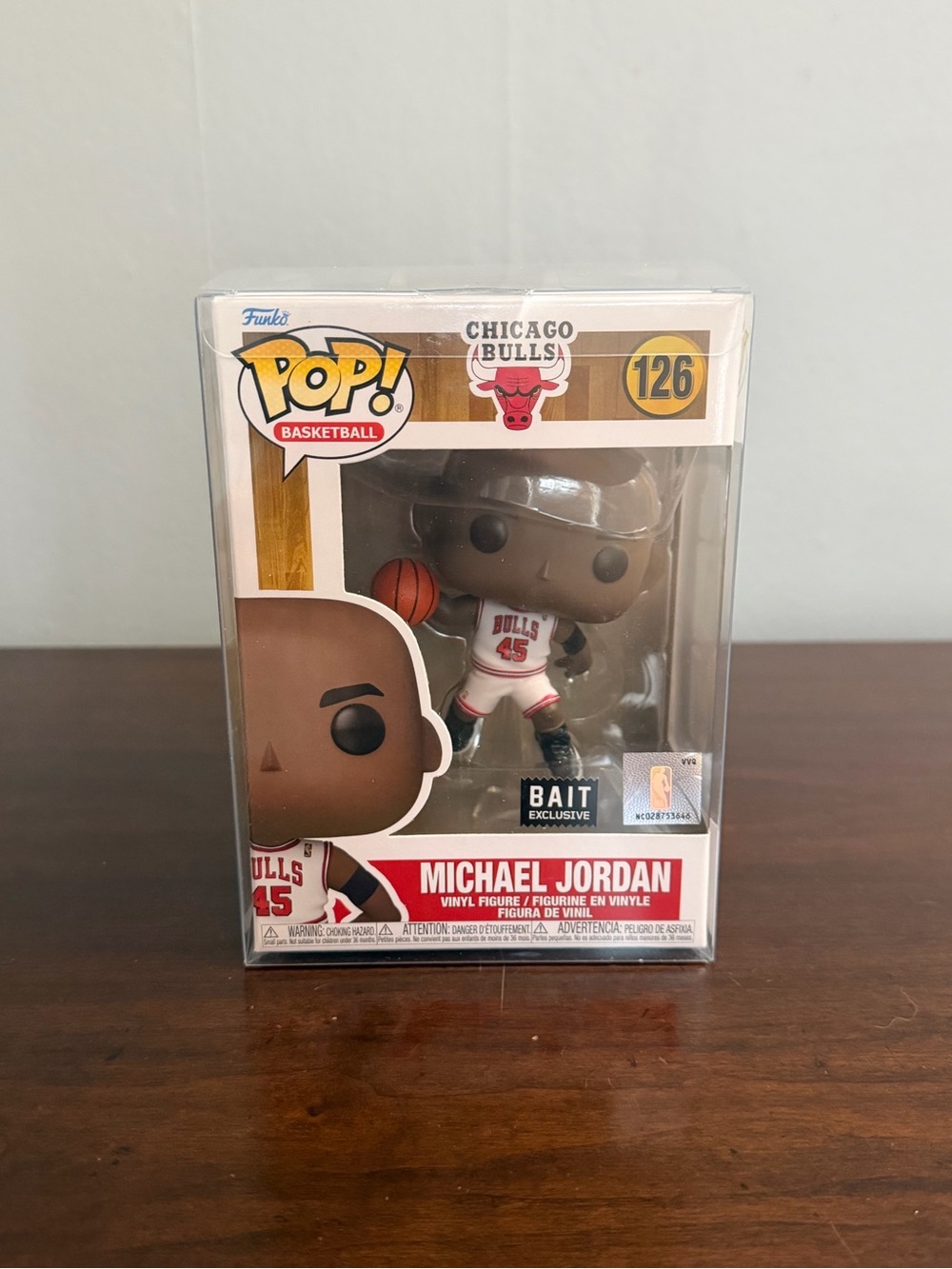Funko Michael Jordan Bulls Vinyl Figure - White, Red, Black
